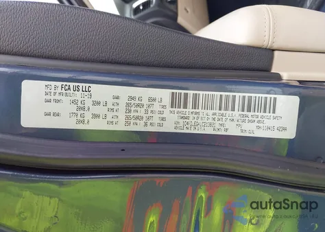 2020 Dodge Durango Citadel Awd z USA, uszkodzony, nr VIN 1C4RDJEG4LC213821